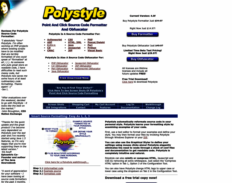 Polystyle.com thumbnail
