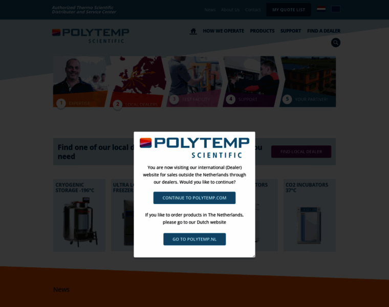 Polytemp.com thumbnail