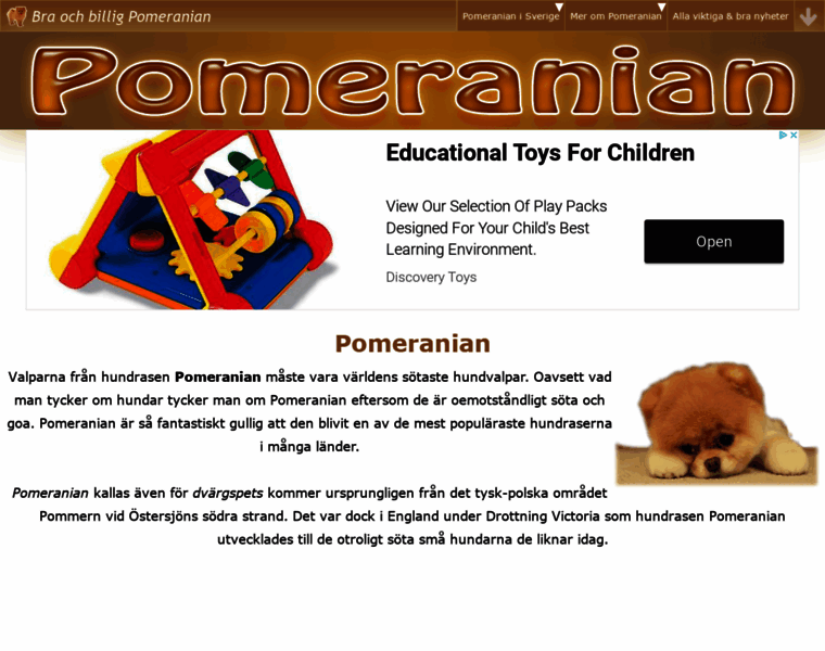 Pomeranian.nu thumbnail