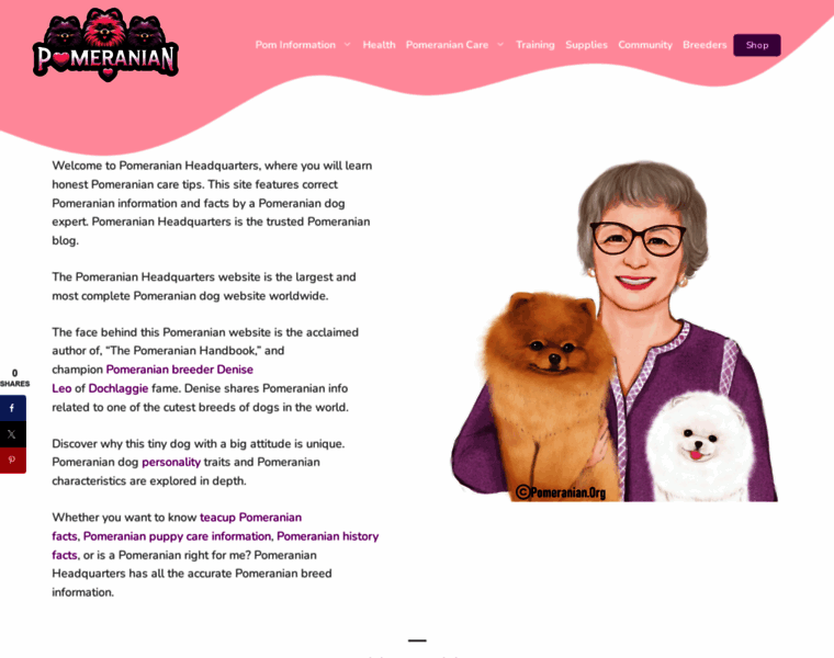 Pomeranian.org thumbnail