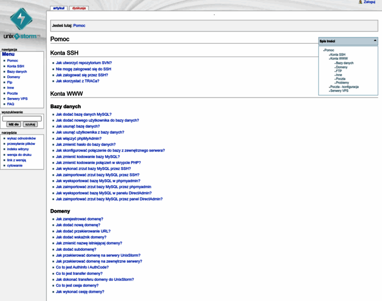 Pomoc.unixstorm.org thumbnail