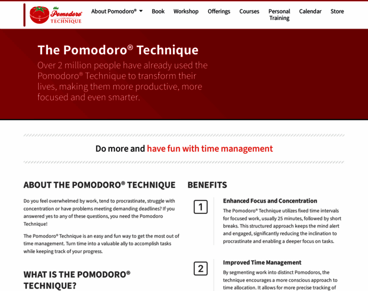 Pomodorotechnique.com thumbnail