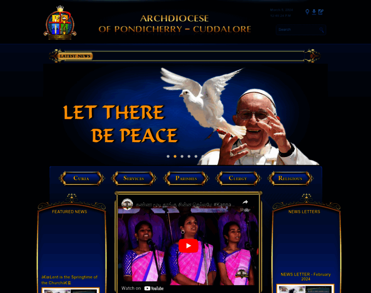Pondicherryarchdiocese.org thumbnail
