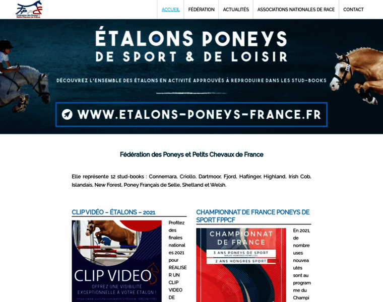 Poneys-france.fr thumbnail