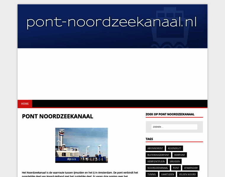 Pont-noordzeekanaal.nl thumbnail