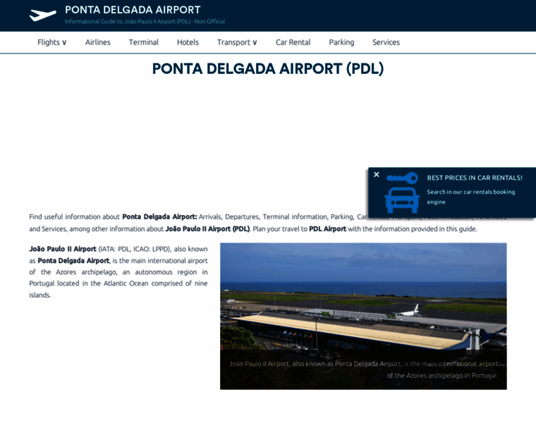 Ponta-delgada-airport.com thumbnail