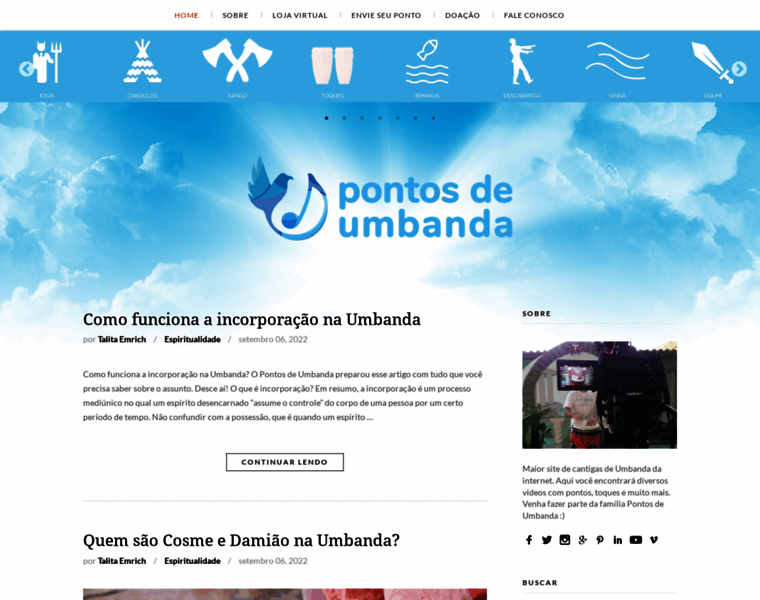 Pontosdeumbanda.com.br thumbnail
