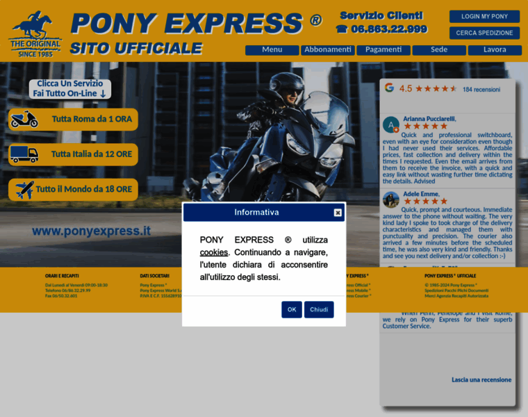 Ponyexpress.it thumbnail