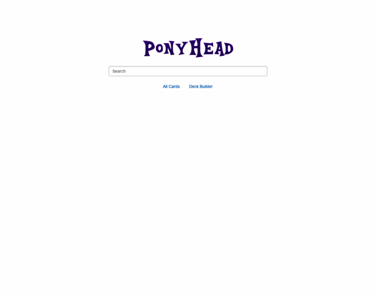 Ponyhead.com thumbnail