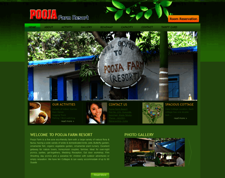 Poojafarmresort.com thumbnail
