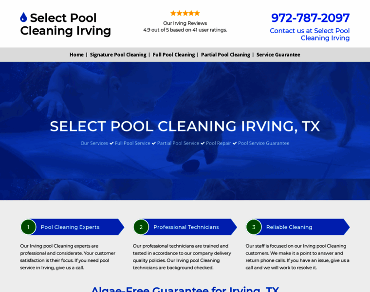 Poolcleaningirving.com thumbnail