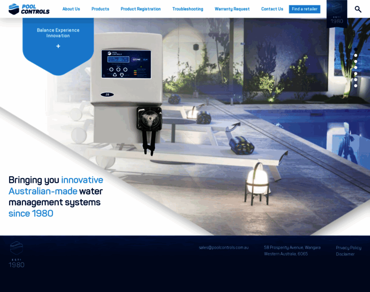 poolcontrols.com.au at WI. Pool Controls | Swimming Pool Water ...