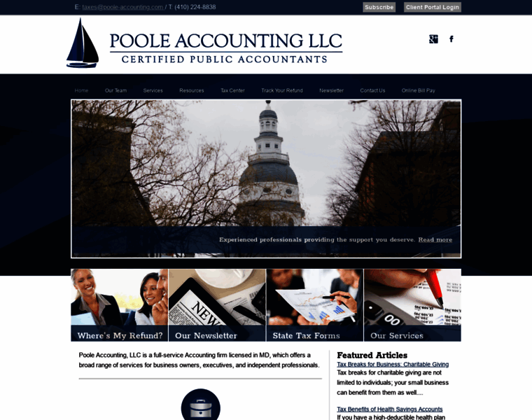 Poole-accounting.com thumbnail