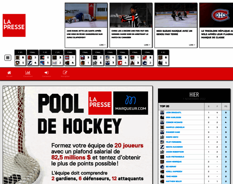 Poolhockey.lapresse.ca thumbnail