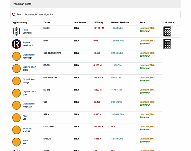Poolscan.io thumbnail Poolscan.io thumbnail