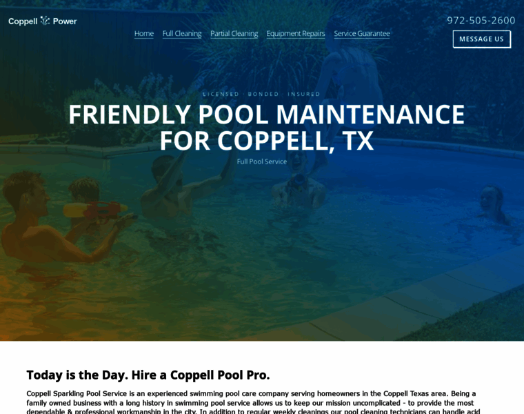Poolservicecoppell.net thumbnail