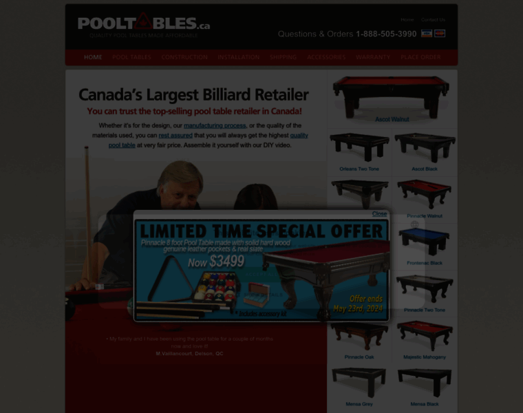Pooltables.ca thumbnail