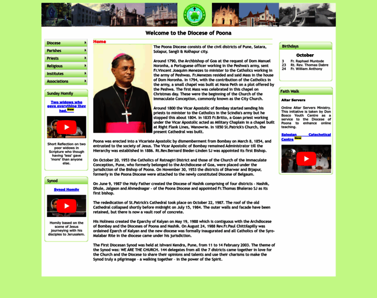 Poonadiocese.org thumbnail