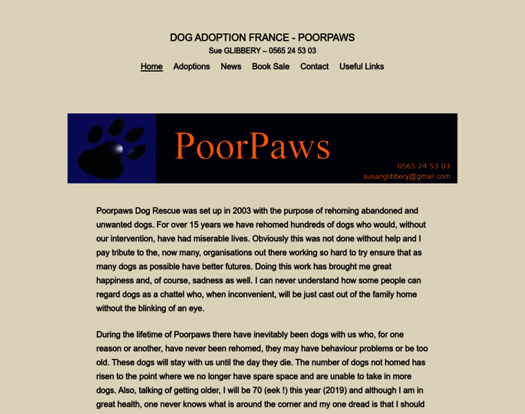 Poorpaws.com thumbnail