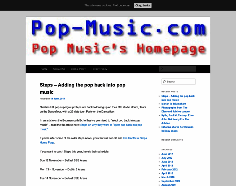 Pop-music.com thumbnail