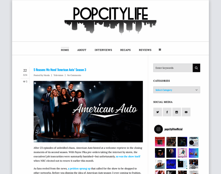 Popcitylife.com thumbnail