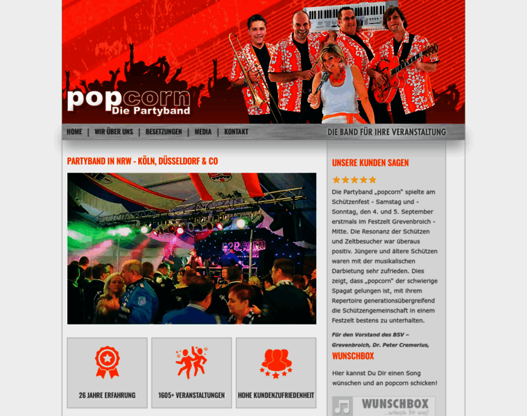 Popcorn-partyband.de thumbnail Popcorn-partyband.de thumbnail