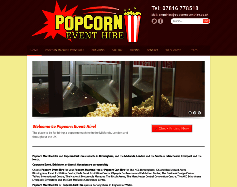 Popcorneventhire.co.uk thumbnail