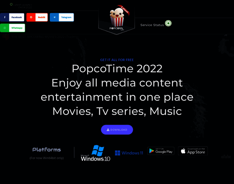 Popcorntime.live thumbnail