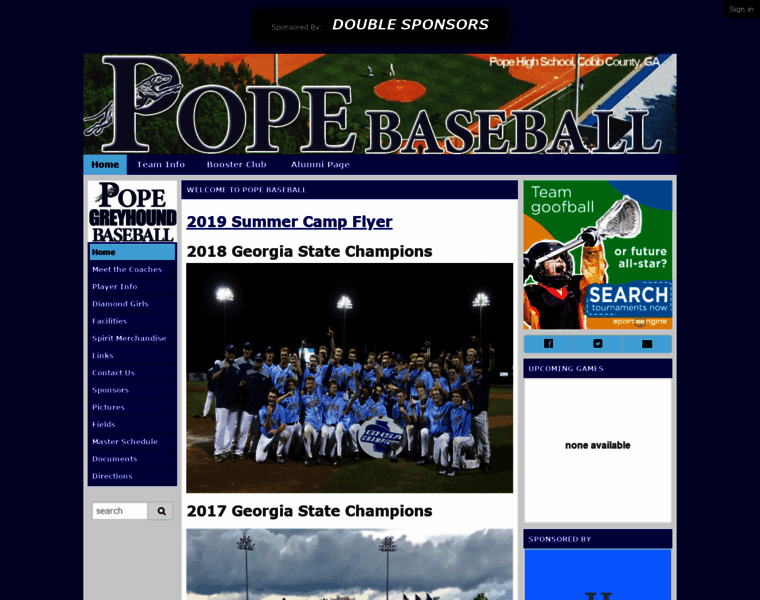 Popebaseball.com thumbnail