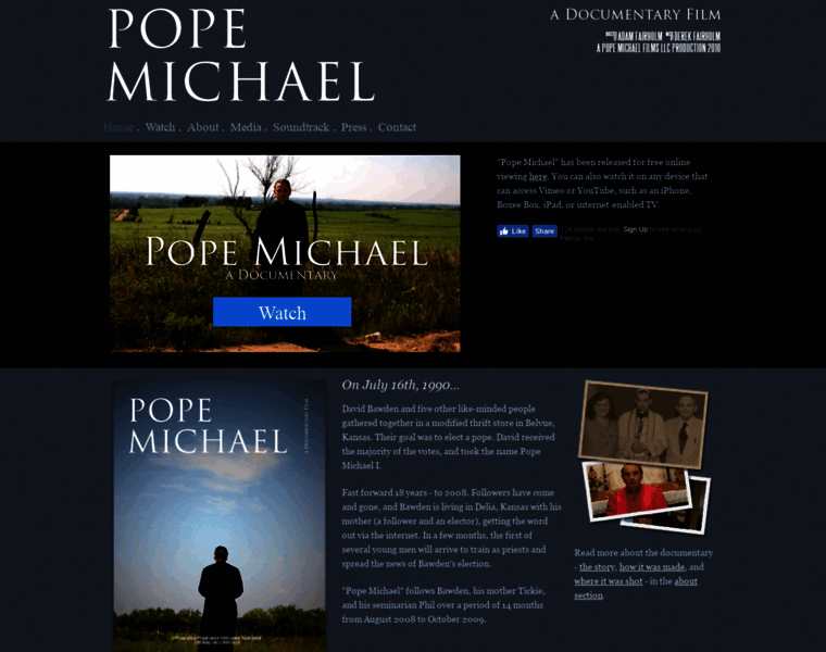 Popemichaelfilm.com thumbnail