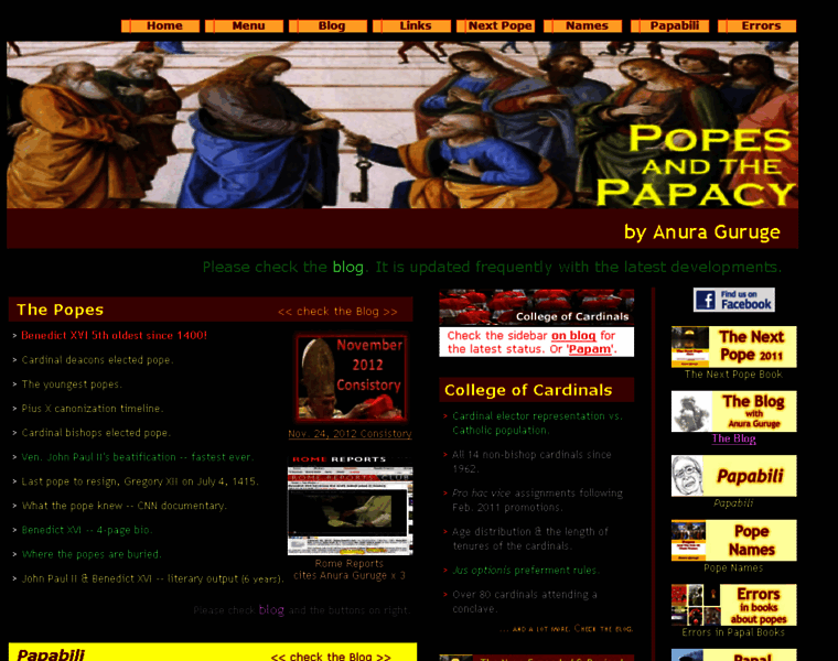 Popes-and-papacy.com thumbnail