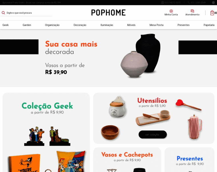 Pophome.com.br thumbnail