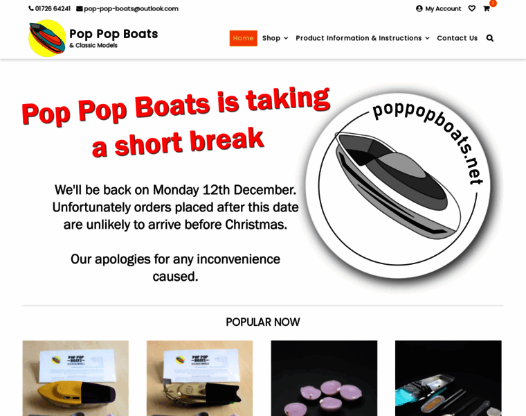 Poppopboats.net thumbnail