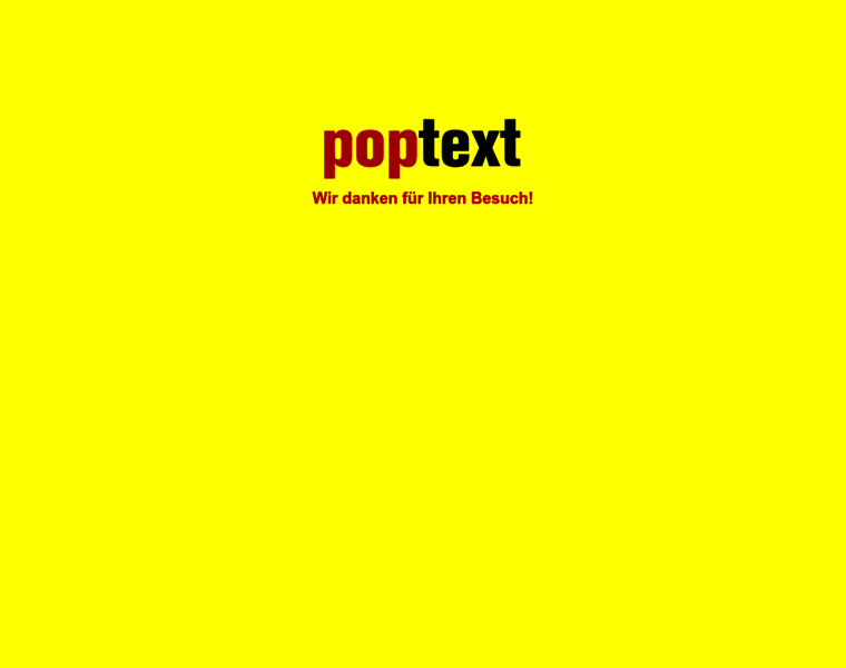 Poptext.de thumbnail