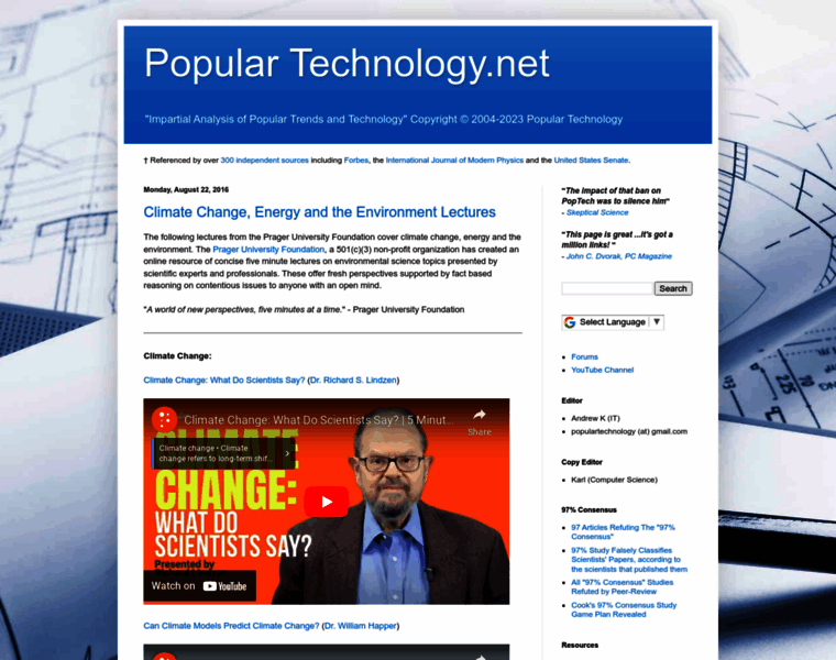 Populartechnology.net thumbnail