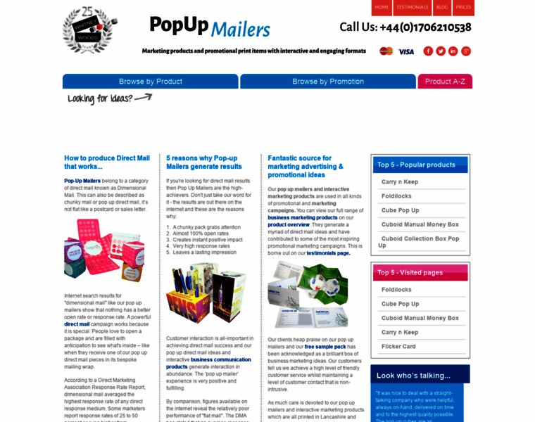 Popupmailers.co.uk thumbnail