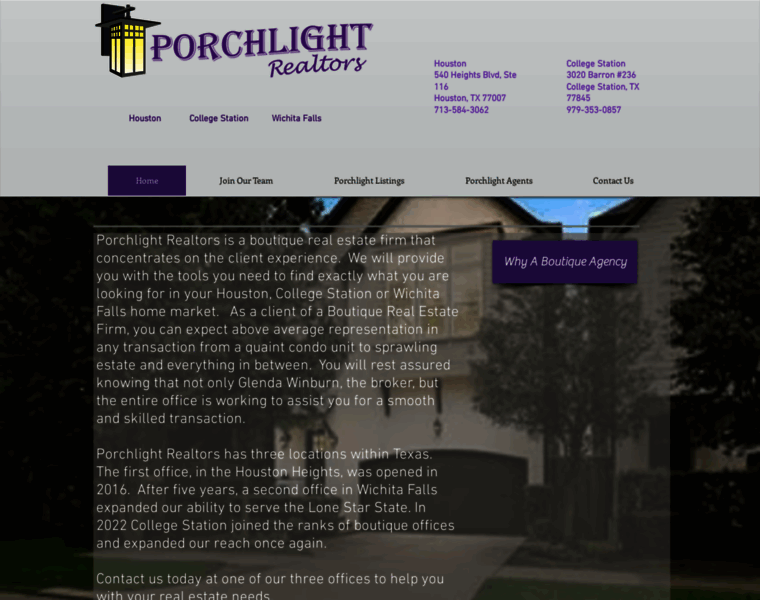 Porchlightrealtors.com thumbnail