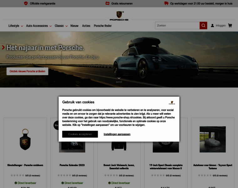 Porsche-shop.nl thumbnail
