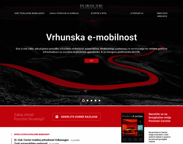 Porsche-slovenija.com thumbnail