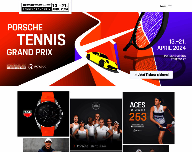 Porsche-tennis.de thumbnail