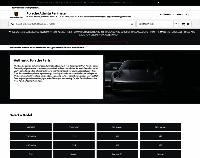 Porscheatlantaperimeterparts.com thumbnail