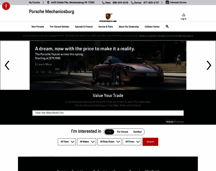 Porschemechanicsburg.com thumbnail