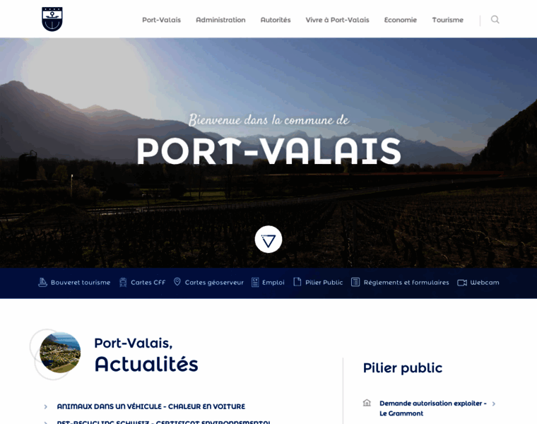 Port-valais.ch thumbnail