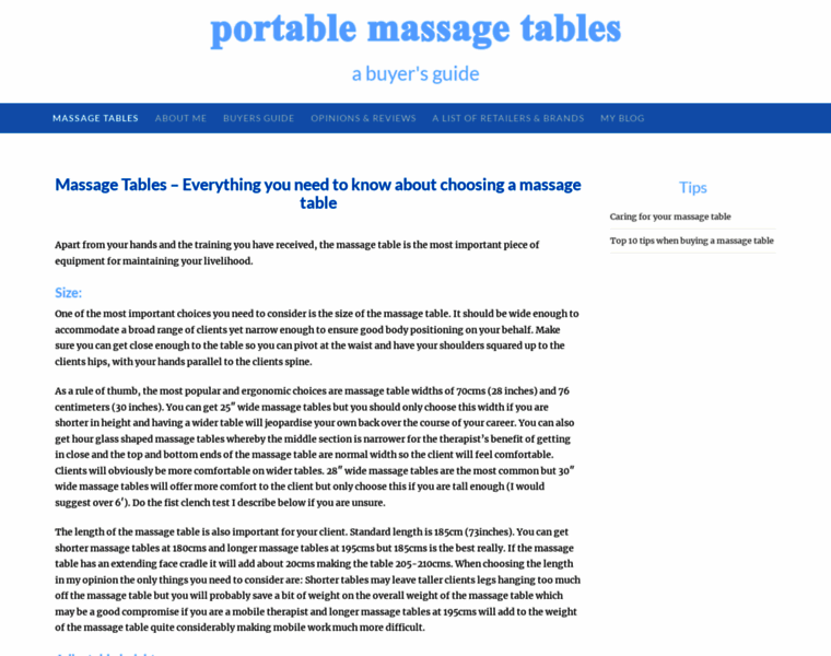 Portable-massage-tables.co.uk thumbnail