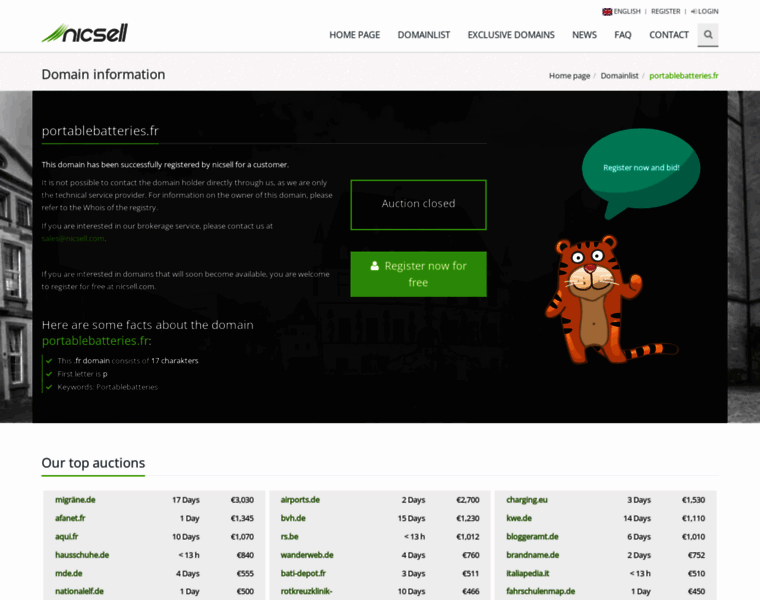 Portablebatteries.fr thumbnail