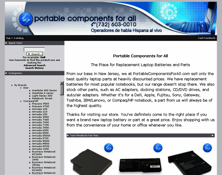 Portablecomponentsforall.com thumbnail