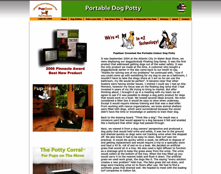 Portabledogpotty.com thumbnail