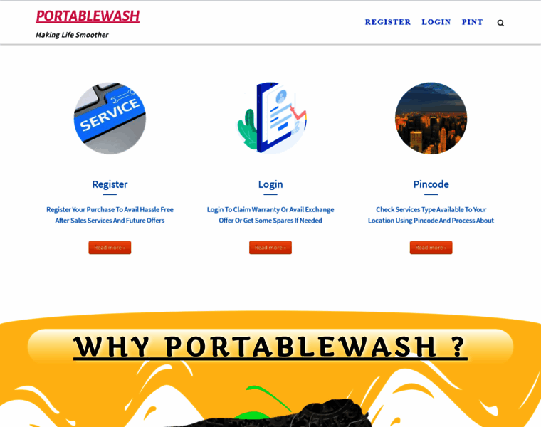 Portablewash.in thumbnail