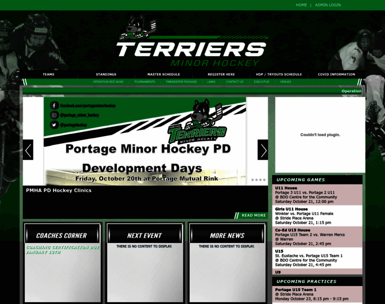 Portageminorhockey.com thumbnail