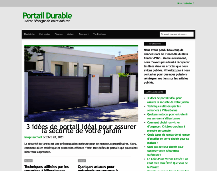 Portail-durable.org thumbnail